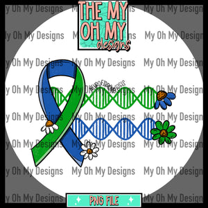 Neurofibromatosis, NF, Ribbon - PNG File – Kay Michelle Art