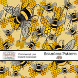 Bee, HoneyComb - Seamless File
