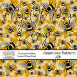 Bee, HoneyComb - Seamless File