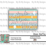 Stripes - Small Business Package Insert - JPG File